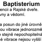 baptisterium - idea